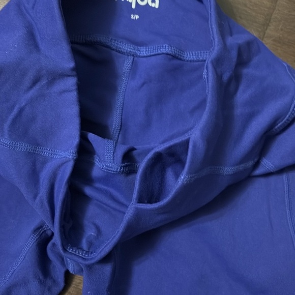 Hyba workout leggings, small, royal blue, small pocket in waistband - Picture 5 of 9